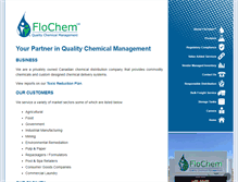 Tablet Screenshot of flochem.com